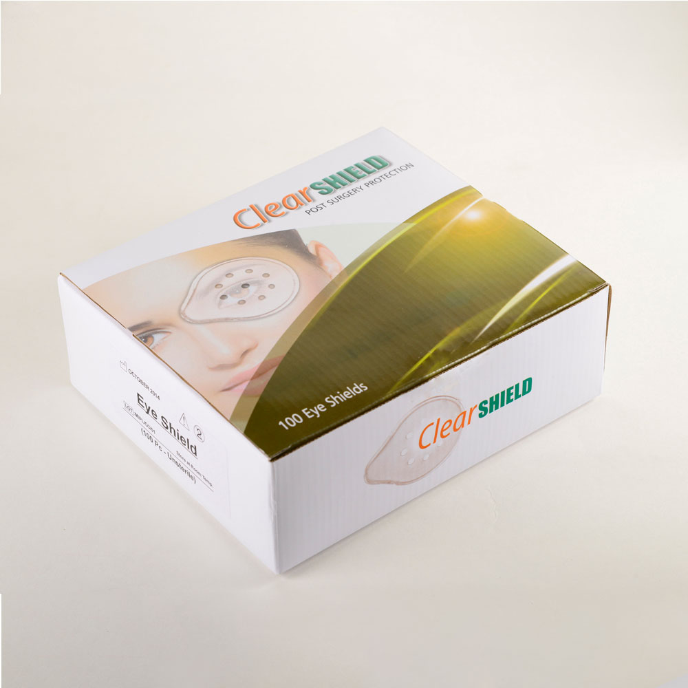 Protetor Ocular, embalagem