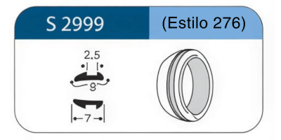 Pneu de Silicone Assimétrico S 2999 Estilo 276