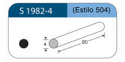 Esponja de Silicone S 1982-4 Estilo 504